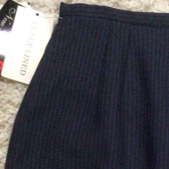 NWT Lloyd New York Women’s Black Lines Dress Skirt Size 8 915A - Picture 5 of 5